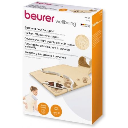 Beurer HK-58-LED Almohadilla Eléctrica Cervical/Dorsal Marrón Beurer HK-58-LED Almohadilla Eléctrica Cervical/Dorsal Marrón